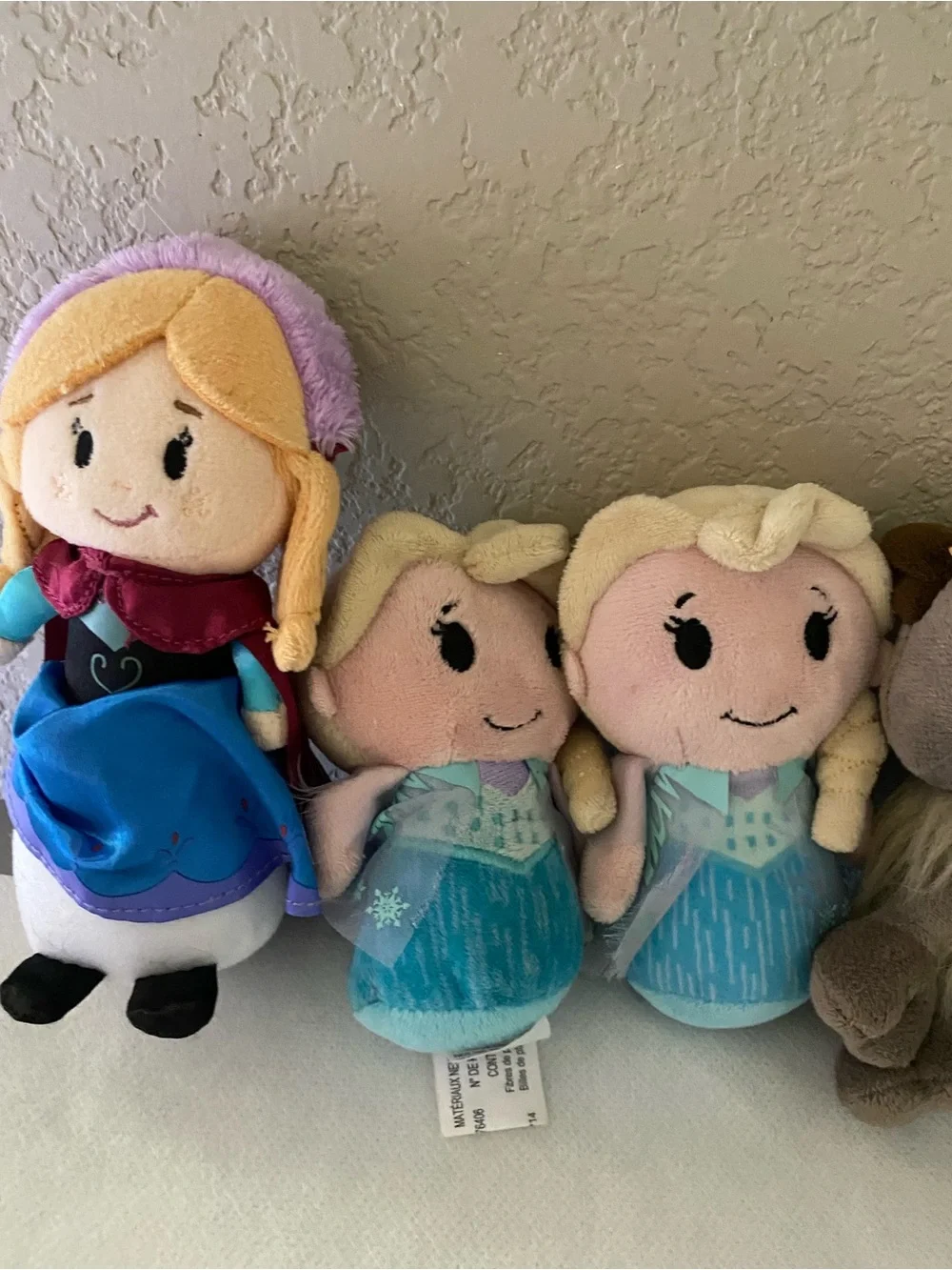 Disney Frozen Plush Beanie Toys Lot Hallmark Anna Elsa Sven Stuffed Animals